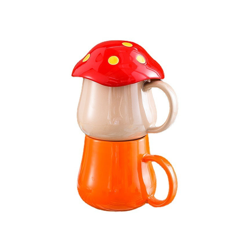 Rynx | Creative Mushroom Ceramic Mug Student Lover Mug