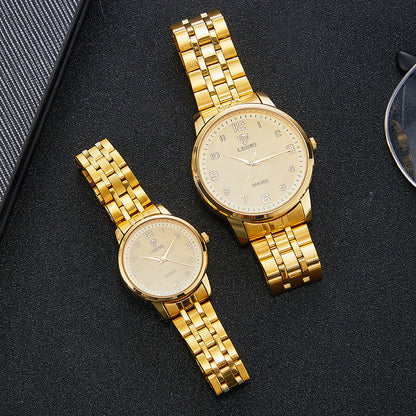 Rynx | Men's and women's steel link waterproof park watch