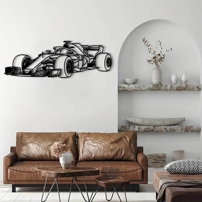 Rynx | RaceSculpt - Formula Racing Car Metal Wall Sculpture