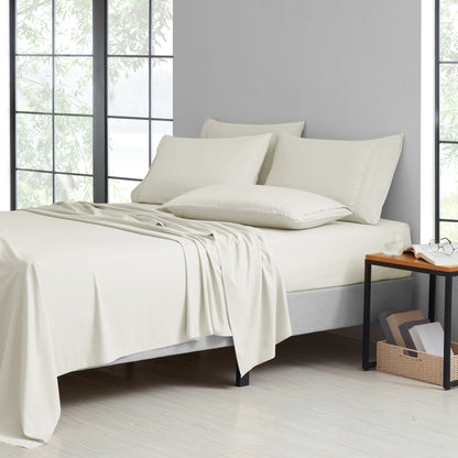 Rynx | Bamboo 2000 Thread Count 6-Piece Luxury Sheet Set - Organic, Cooling, 16 Inch Deep Pocket, Egyptian Luxury with Bonus Pillowcases - Shrink and Fade Resistant