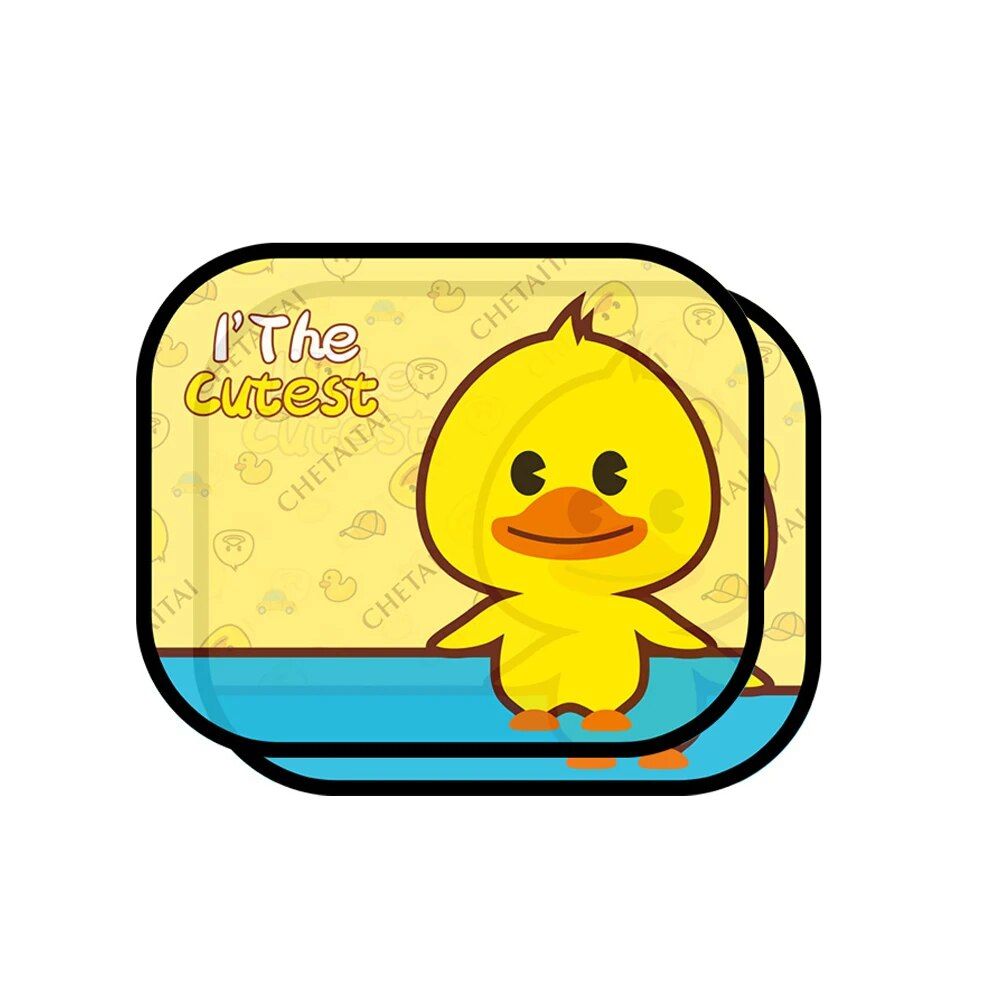 Rynx | Adorable Animal Cartoon Car Window Sunshades - 2PCS, Universal Fit, Anti-UV, Privacy Protection