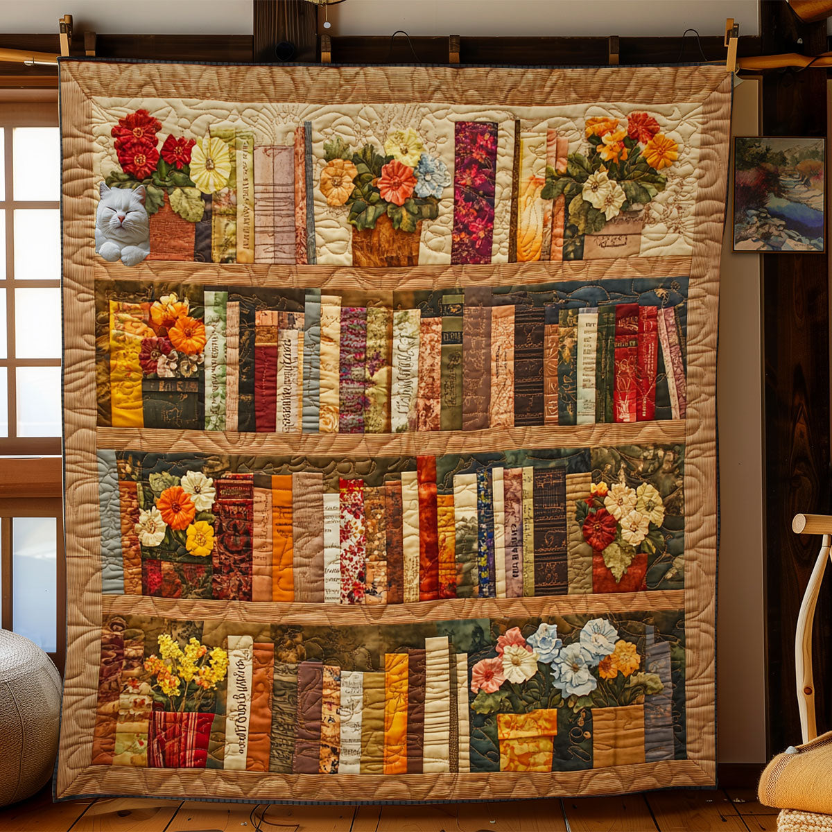 Rynx | Bookcase Quilt