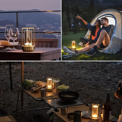 Rynx | LumiCrystal - Rechargeable LED Crystal Table Lamp with Touch Control Panel