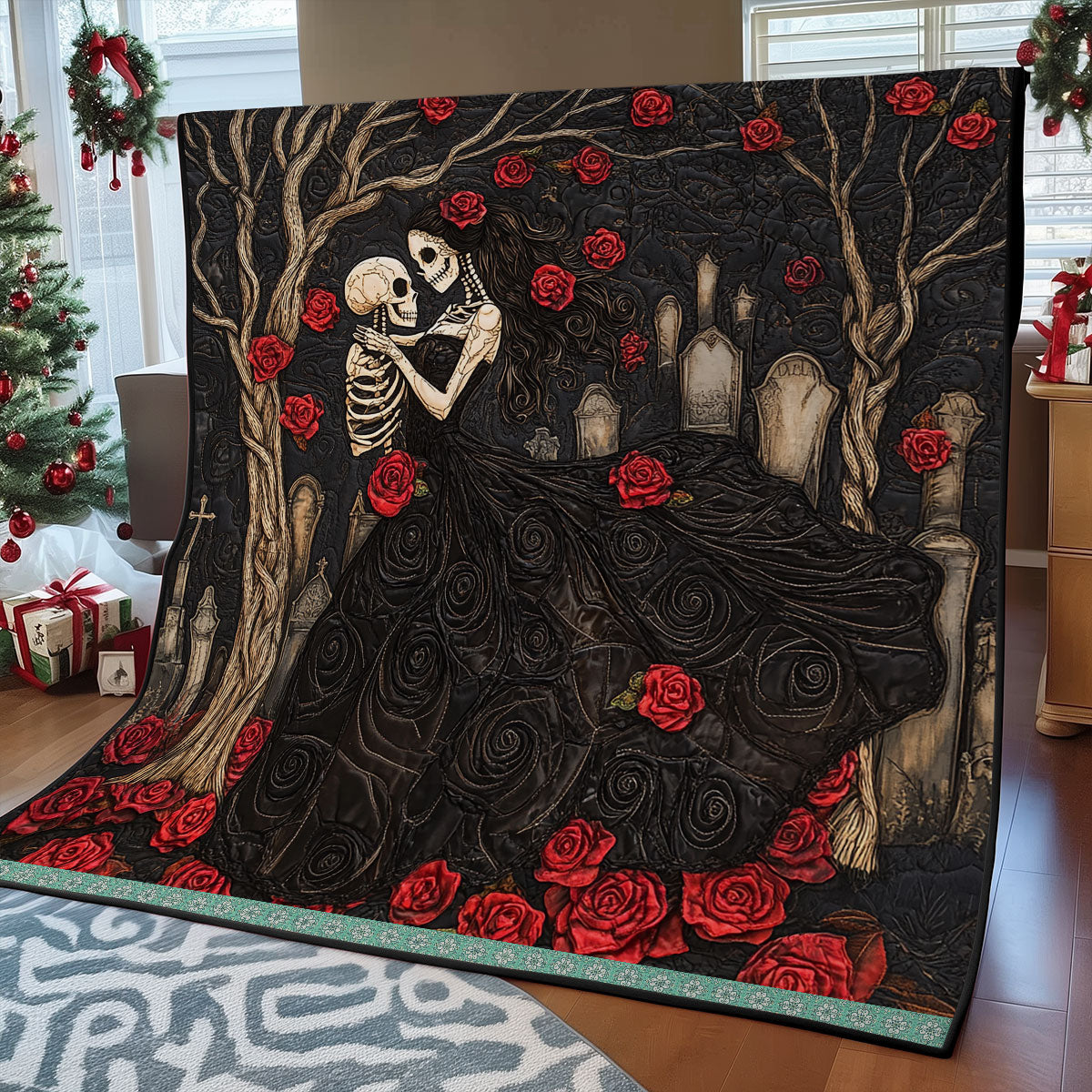 Rynx | Skull Quilted Blanket
