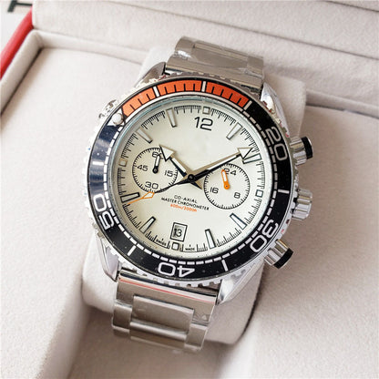 Rynx | Simple Two Eyes Five Hands Calendar Men's Quartz Watch