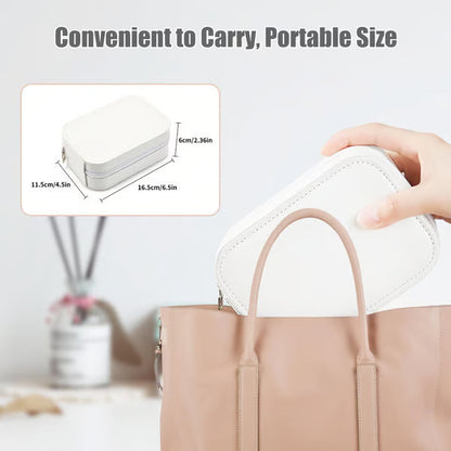 Rynx | Portable Makeup Organizer — Compact LED Mirror with Adjustable Lighting