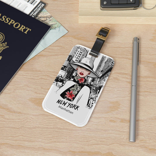 Rynx | Personalized chic acrylic luggage tags - stylish travel essential