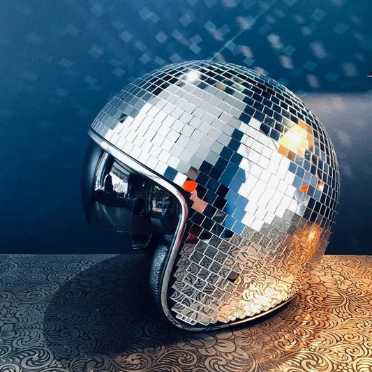 RYNX | Disco Ball Helmet With Retractable Visor