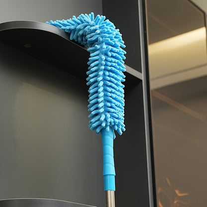 Rynx | Premium Ceiling Fan Duster with Extension Pole – Removable & Washable Dust Removal Brush for Fans, Furniture, and Cars – Reaches High Ceilings, Easy Cleaning Tool for Hard-to-Reach Areas