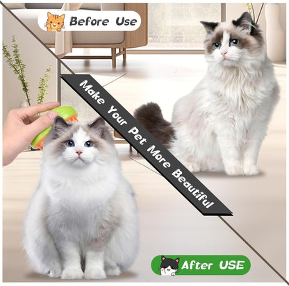 Rynx | Electric Spray Grooming Comb for Cats and Dogs with Soft Silicone Brush