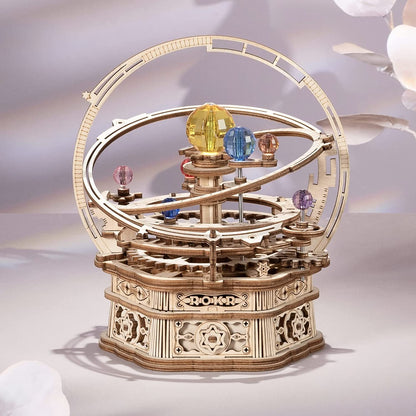 Rynx | DIY 3D Wood Rotating Starry Sky Mechanical Music Box