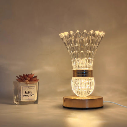 Rynx | VaseLight - LED Crystal Table Lamp with Dimmable Ambiance