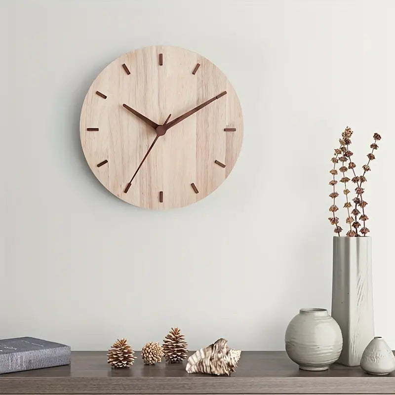 Rynx | Minimalist Aesthetic Wall Clock Made of Wood