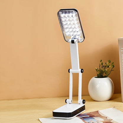 Rynx | BrightFlex - Eye-Protecting LED Table Lamp with Folding Swing Arm, Battery and USB Dual Power Supply