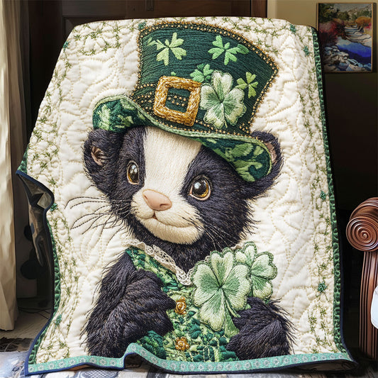 Rynx | Skunk Patrick Day Quilt