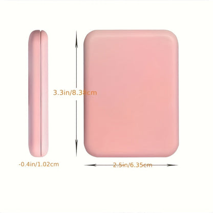 Rynx | Pocket Mirror with LED Light – 1X/3X Magnification, Compact Travel Makeup Mirror, Folding, Handheld, Portable Purse Mirror, Small Lighted Mirror for Gifts