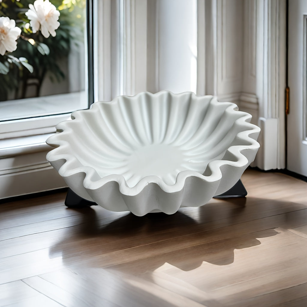 Rynx | EleganceBowl - Harp Comes with Ridges & Wavy Edges for Living Room Decor