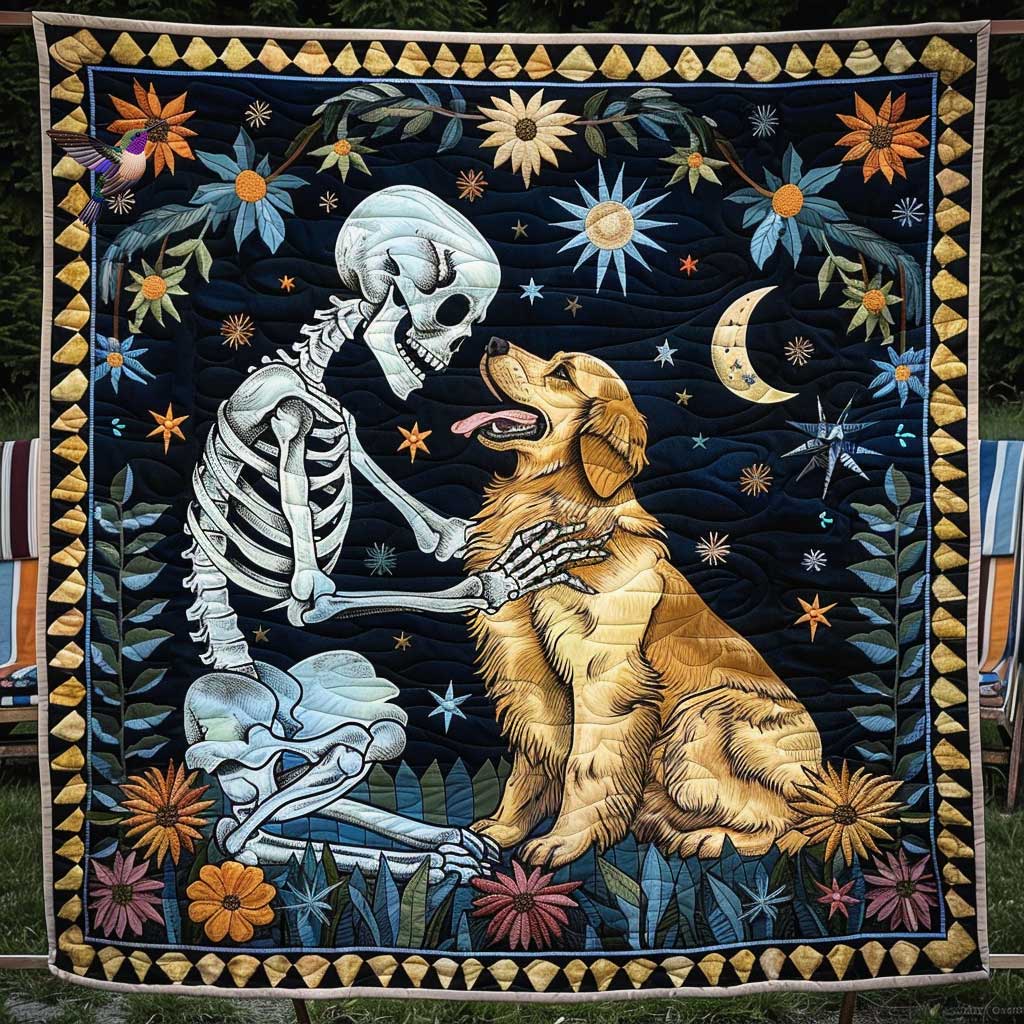 Rynx | Golden Retriever Soul Guardian Quilt