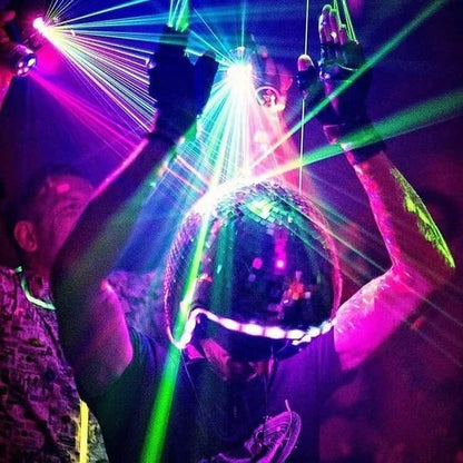 RYNX | Disco Ball Helmet With Retractable Visor
