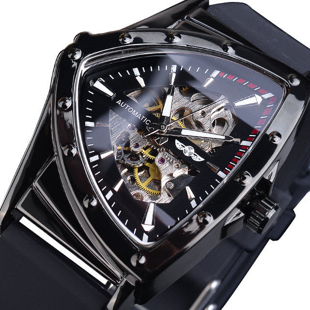 Rynx | Skeleton Men's Automatic Mechanical Watch Silicone Strap