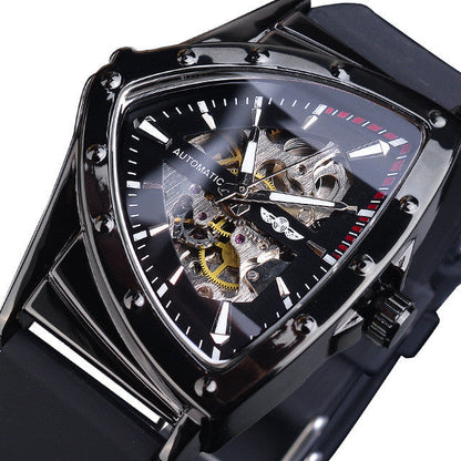 Rynx | Skeleton Men's Automatic Mechanical Watch Silicone Strap