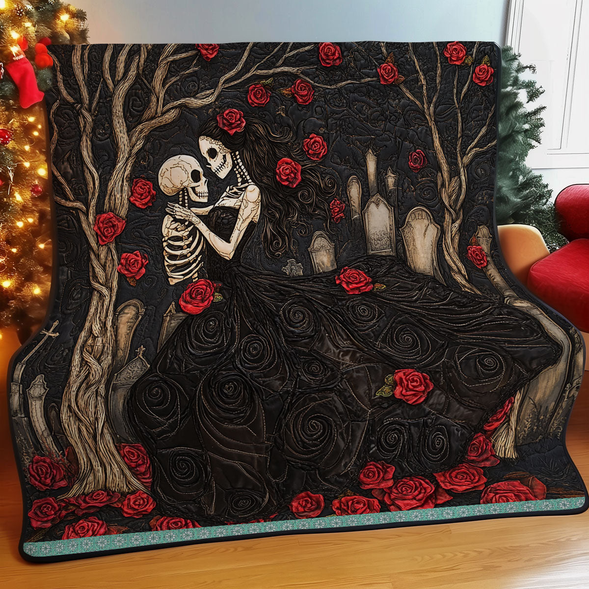 Rynx | Skull Quilted Blanket