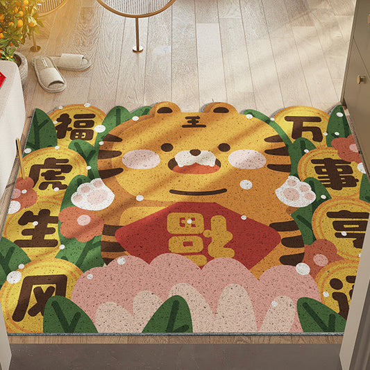Rynx | Cartoon Happy Tiger PVC Entrance Mat