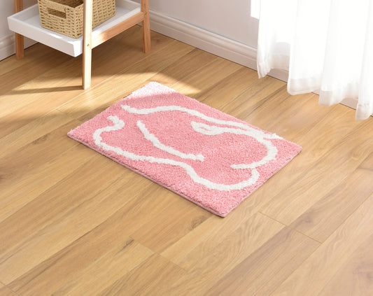 Rynx | Pink Naked Back Bath Mat, 15.7″x23.6″, Non-slip Bath Mat, Pink Bathroom Rugs, Non-slip Toilet Mat, Soft Thick Bathroom Rug, Art Bath Mats, Best Bath Rugs, Non-slip Shower Mat, Toilet Rug