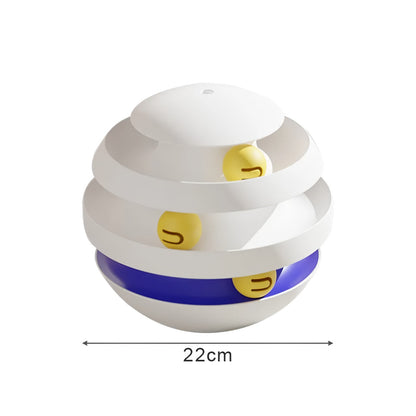 Rynx | 3-Layer Funny Cat Tumbler Toy with Balls