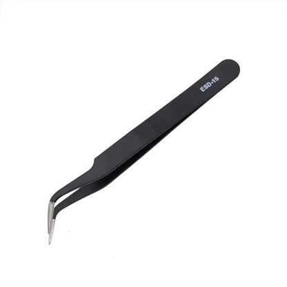 Rynx | Precision ESD Stainless Steel Tweezer Set - 6 Pieces for Delicate DIY Projects