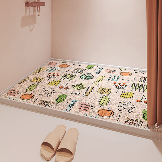 Rynx | Beautiful flower pattern PVC bathroom mat