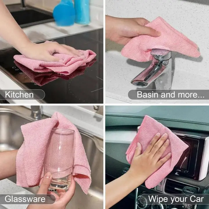 Rynx | 1 Roller Reusable Microfiber Cloths (20 Sheets) – Absorbent & Eco-Friendly