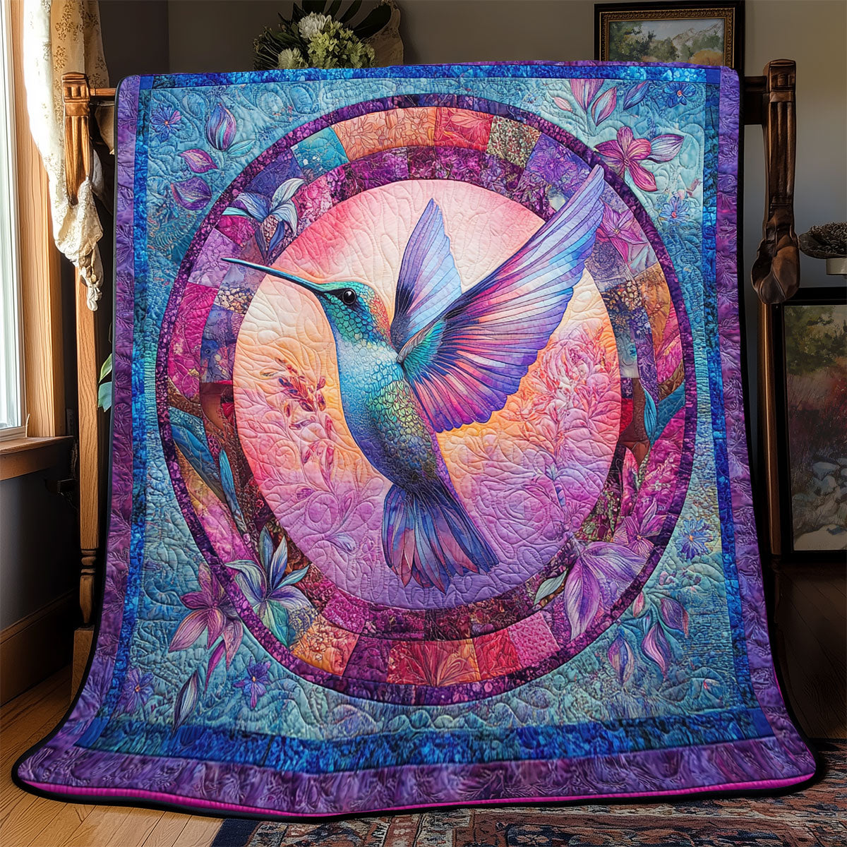 Rynx | Lively Bird Patchwork Blanket