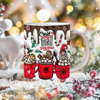 Rynx | 3d Christmas Gingerbread Man Ceramic Coffee Mug