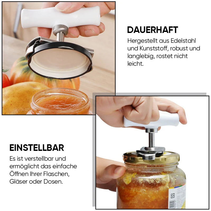 Rynx | Adjustable Size Stainless Steel Can Opener