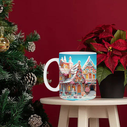 Rynx | 3d Christmas Gingerbread Man Ceramic Coffee Mug