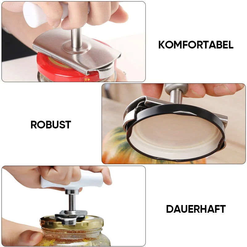 Rynx | Adjustable Size Stainless Steel Can Opener