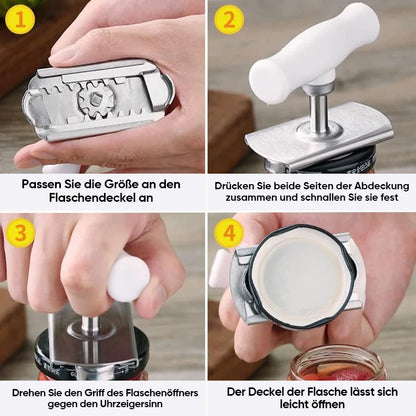 Rynx | Adjustable Size Stainless Steel Can Opener