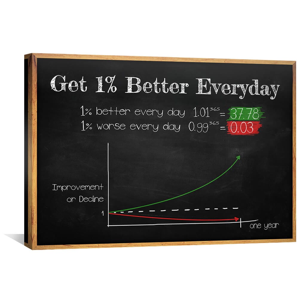Rynx | 1 Better Every Day Canvas