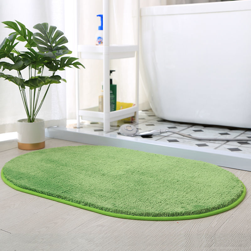 Rynx | Semi-circle Fest purple Tufted Bath Mat, Multiple Sizes Soft Plush Water-absorbent, Non-slip Toilet Mat, Soft Thick Bathroom Rug, Pure Bathroom Mats, Simple Best Bath Rugs, Hot Shower Mat Non-slip, Toilet Rug