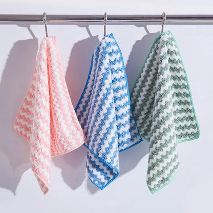 Rynx | 10 pieces reusable microfiber cleaning cloth for kitchen and surfaces