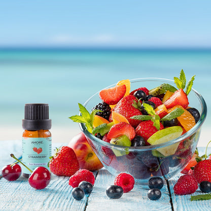 Rynx | 10-Pack: Fruity Scent Premium Aromatherapy Diffuser Oils Set For Candle & Soap Making