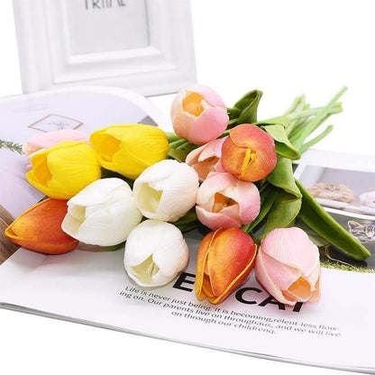 RYNX | 10-piece artificial tulip flowers