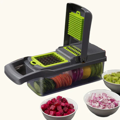 Rynx | Multifunctional Vegetable Slicer Set - 10-Piece Cutting Set For Efficient Cooking
