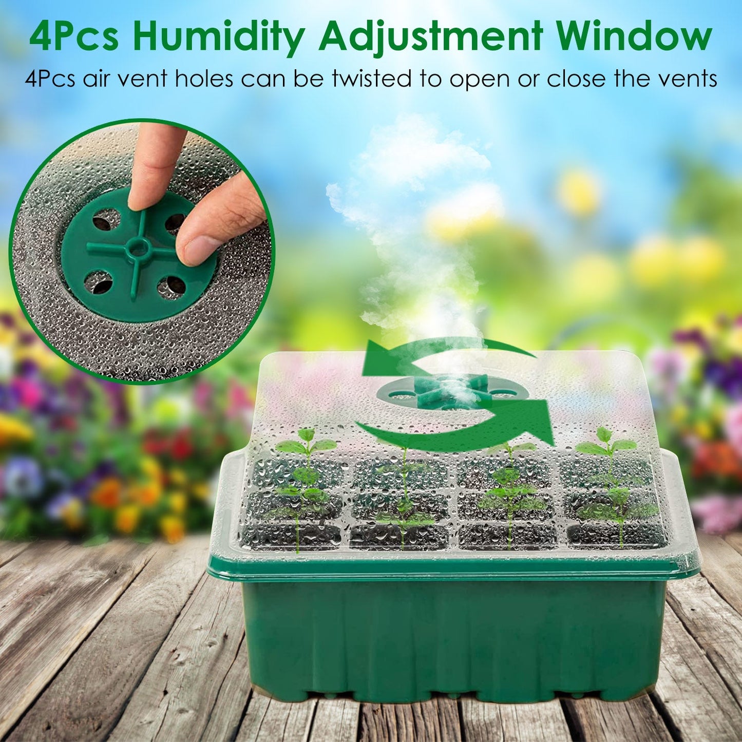 Rynx | 10-piece: Reusable seed starting tray set