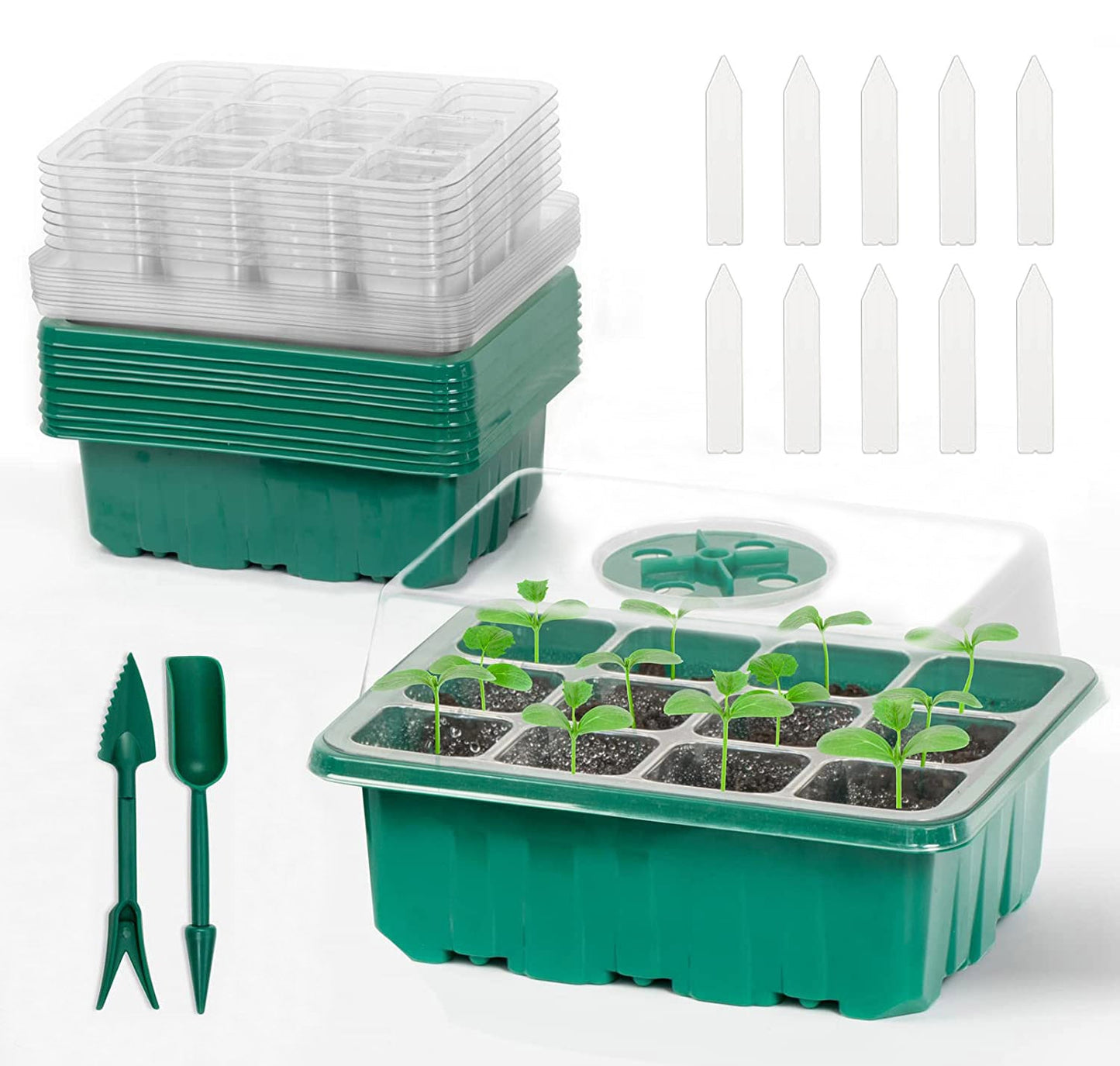 Rynx | 10-piece: Reusable seed starting tray set