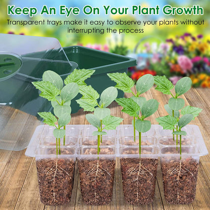Rynx | 10-piece: Reusable seed starting tray set