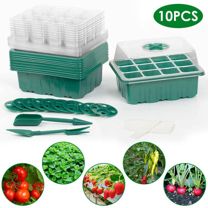 Rynx | 10-piece: Reusable seed starting tray set