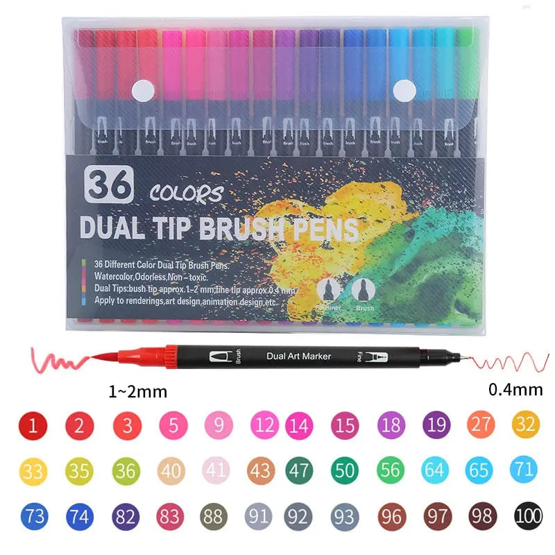 Rynx | 100 Paint-by-Numbers Book Set – Relaxing & Creative Painting Fun