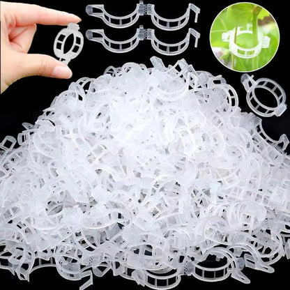 Rynx | 100 pcs. Plant support clips | Perfect hold for healthy plants